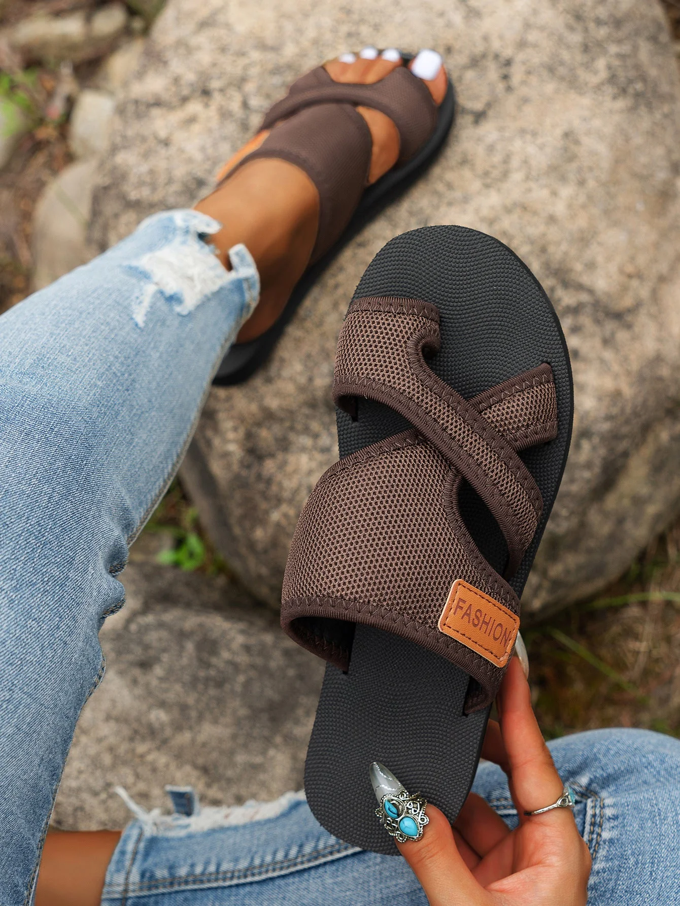 💥Big Summer Sale - 49% OFF💥 Breathable Mesh Slide Sandals for Women - Image 6