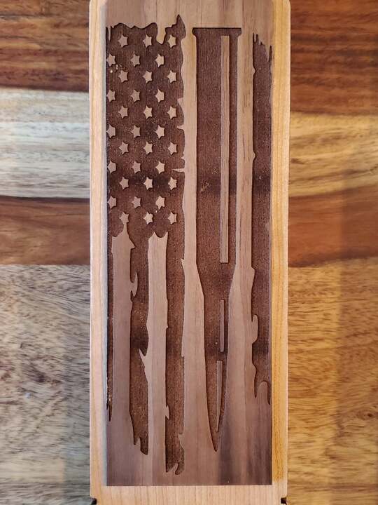 2nd Amendment wooden box - Image 6