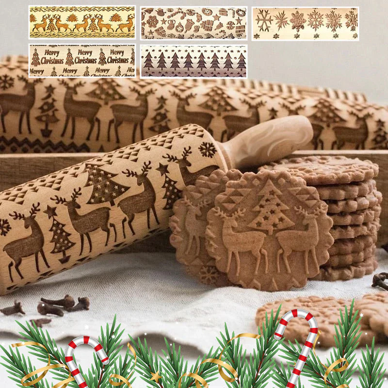 🍪Christmas Wooden Rolling Pins - Image 10