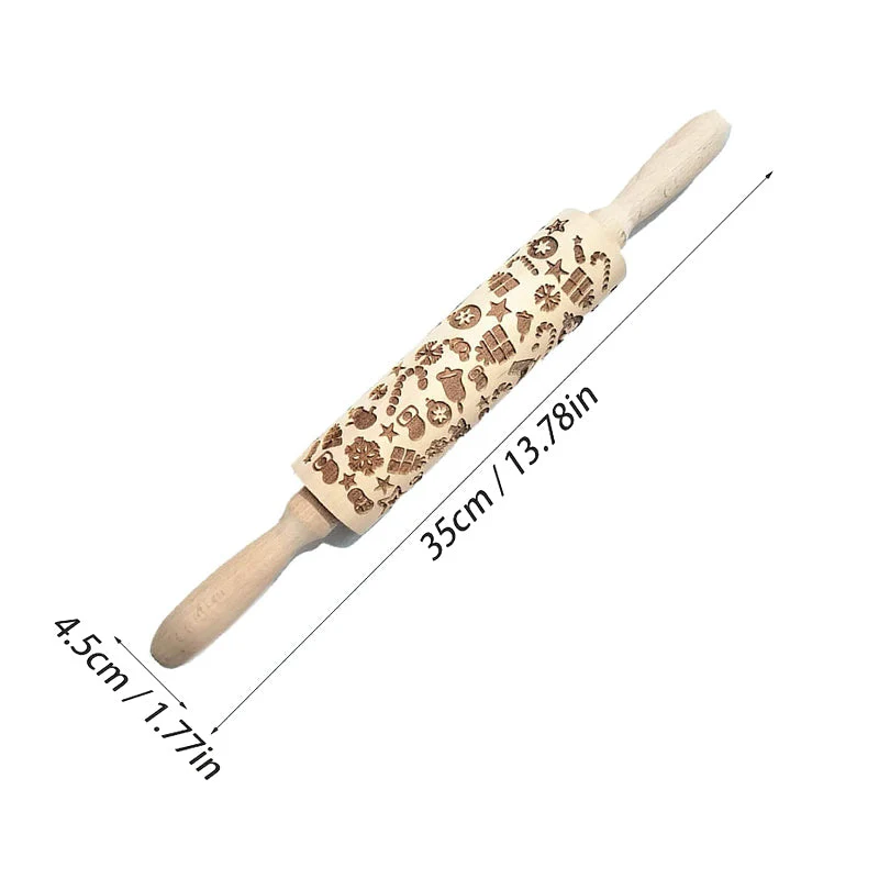 🍪Christmas Wooden Rolling Pins - Image 13