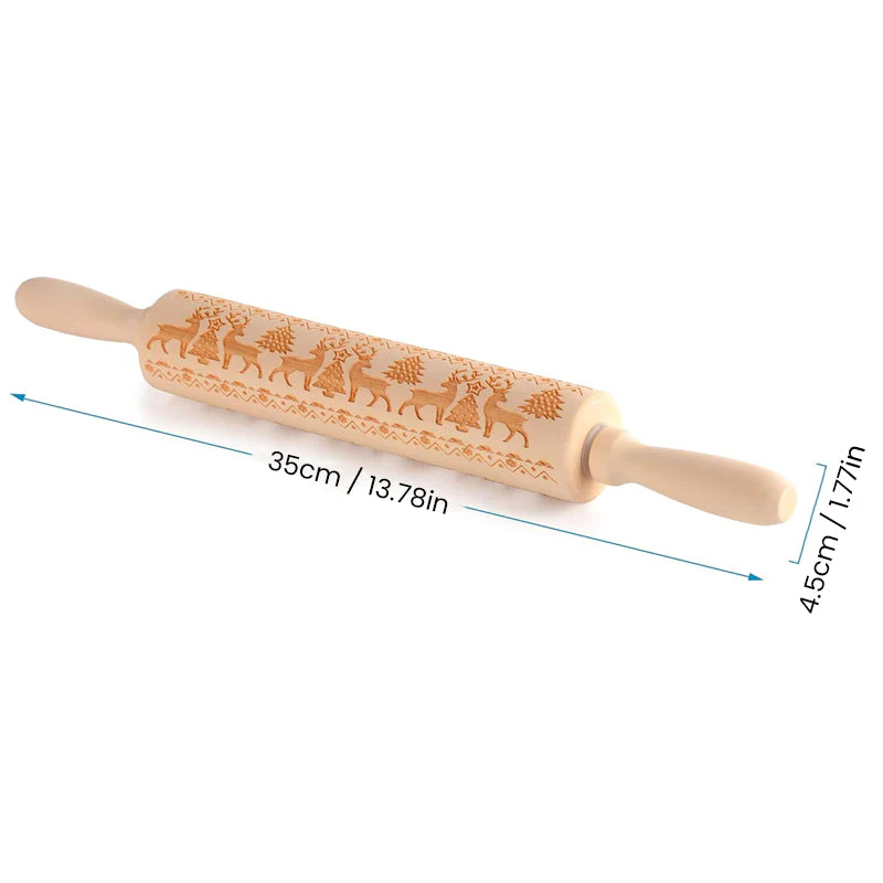 🍪Christmas Wooden Rolling Pins - Image 15