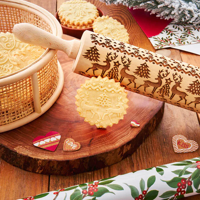 🍪Christmas Wooden Rolling Pins - Image 2