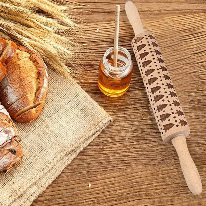 🍪Christmas Wooden Rolling Pins - Image 4