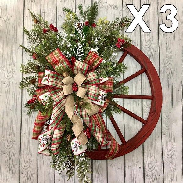 🎄Winter wreath - court wagon wheel - Image 3