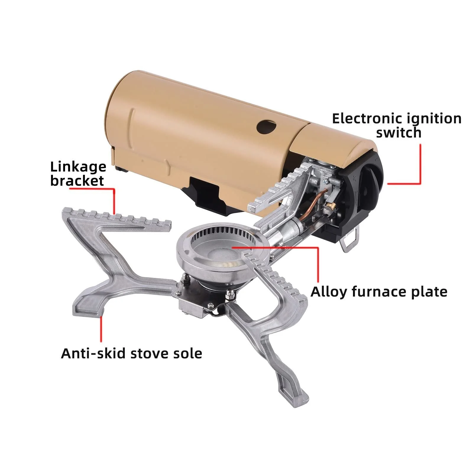 🔥Foldable Portable Butane Stove 2600W Camping Stove - Image 3