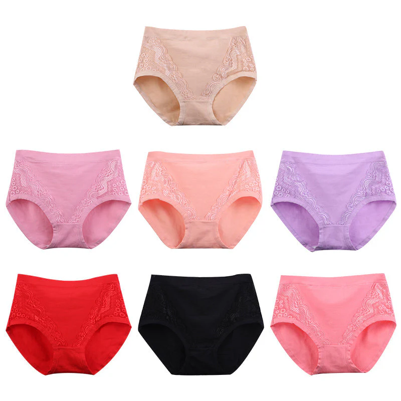 2024 Plus Size High Waist Leak Proof Cotton Panties - Image 2
