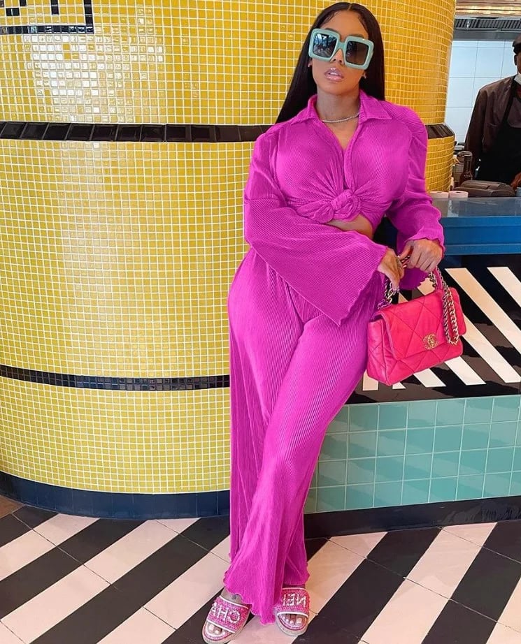 2023 NEW Women's Elegant Pleated Two-Piece Set - Image 19