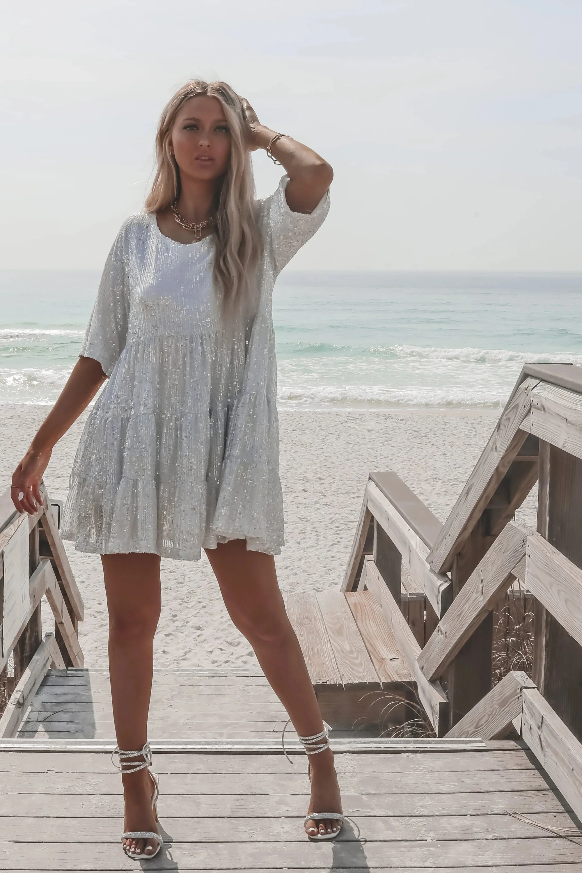 ✨2023 Sequin Baby Doll Dress - Image 19
