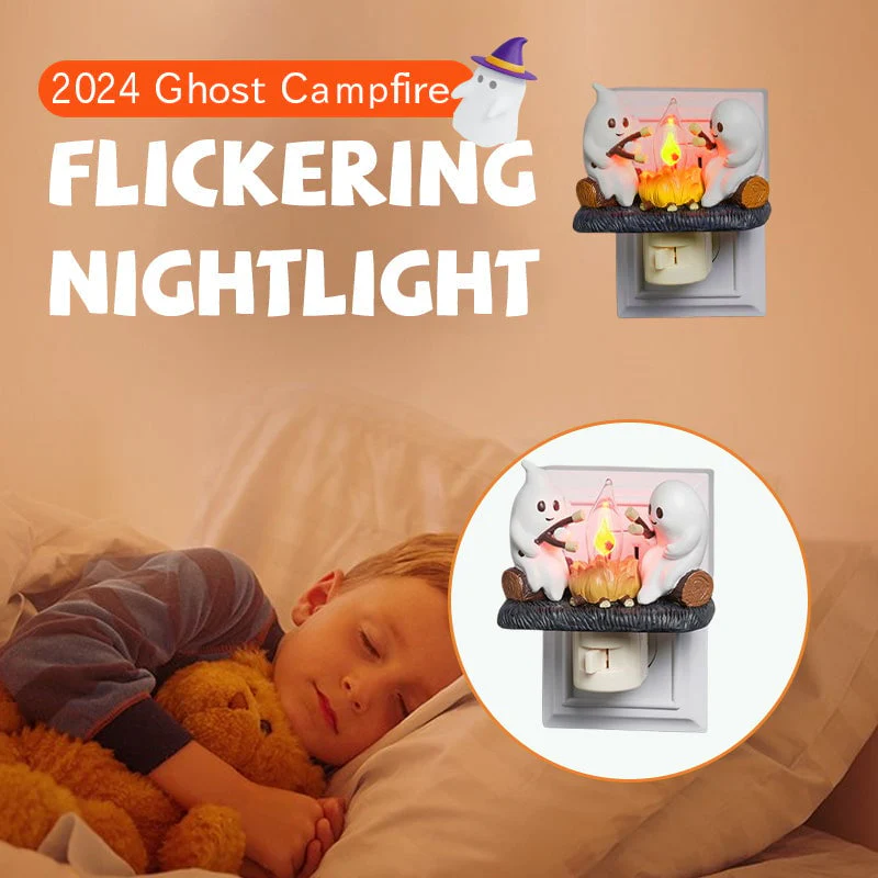 2024 USB Ghost Campfire Flickering Nightlight✨🔥👻BUY 2 Free Shipping - Image 4