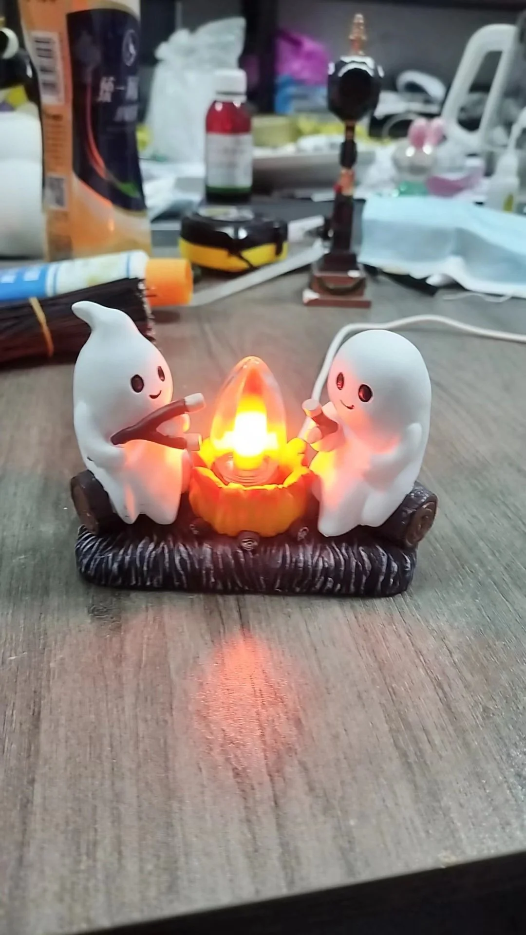 2024 USB Ghost Campfire Flickering Nightlight✨🔥👻BUY 2 Free Shipping - Image 7