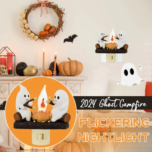 2024 USB Ghost Campfire Flickering Nightlight✨🔥👻BUY 2 Free Shipping - Image 8