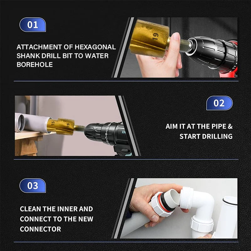 🔥Heavy Duty Pipe Reaming Drill Bits - Image 8