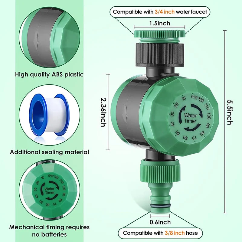 🔥2024 SALE - Mechanical Watering Hose Timer (Up to 120Min) - Image 5