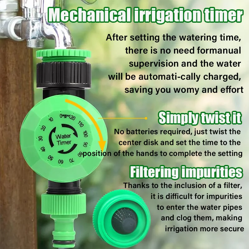 🔥2024 SALE - Mechanical Watering Hose Timer (Up to 120Min) - Image 9