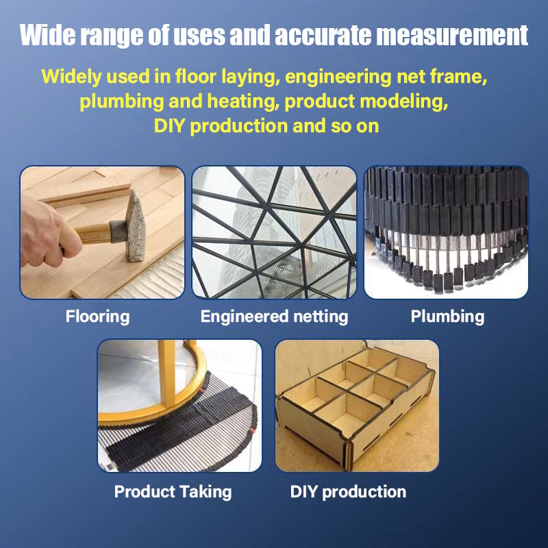 🔥 All-purpose Contour Gauge Fitting Tool for Pipe & Home Renovation Precision Marking, Cutting - Image 3