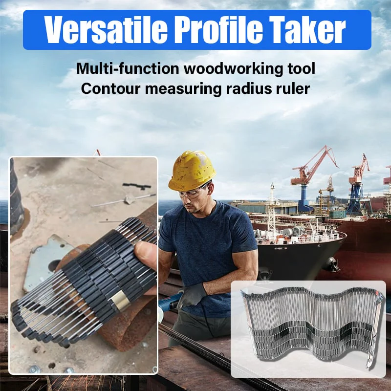 🔥 All-purpose Contour Gauge Fitting Tool for Pipe & Home Renovation Precision Marking, Cutting - Image 6
