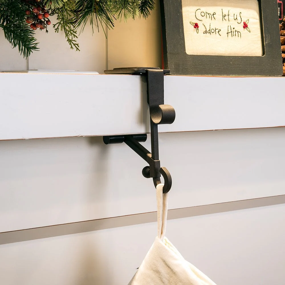 Fireplace Stocking and Garland Hanger - Image 8