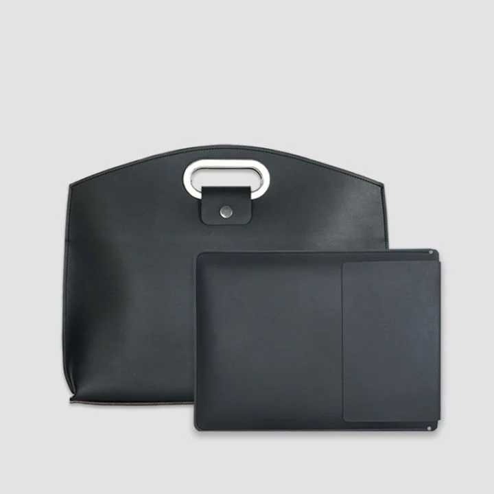 Waterproof Leather 14-16In 2PCS Laptop Bag for Women Handbag - Image 11