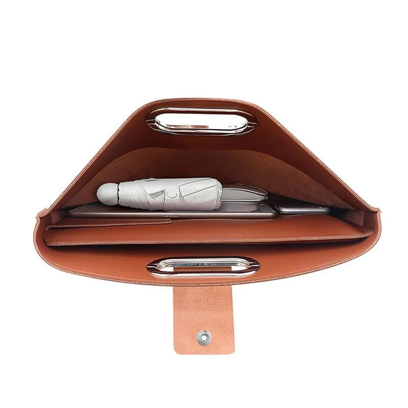 Waterproof Leather 14-16In 2PCS Laptop Bag for Women Handbag - Image 8