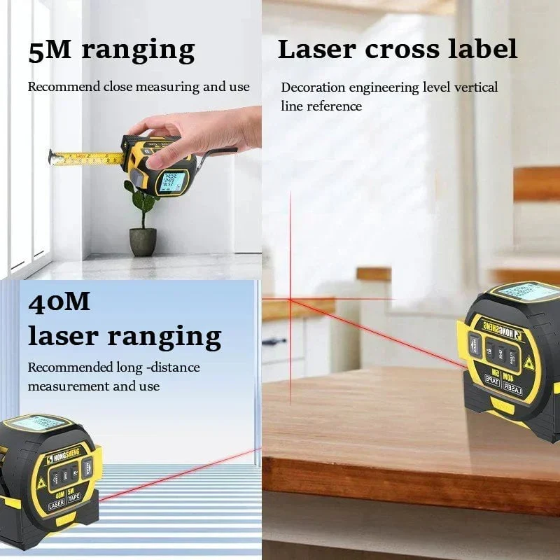 Made in Germany🎉Measurin Sight 3-In-1 Infrared Laser Tape Measuring - Image 4