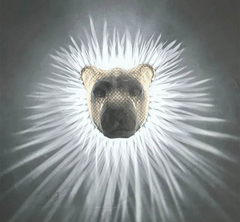 🔥 3D Animals LED Wall Light 🔥 Bald Eagle & Night Owl & Lion Head - Image 2