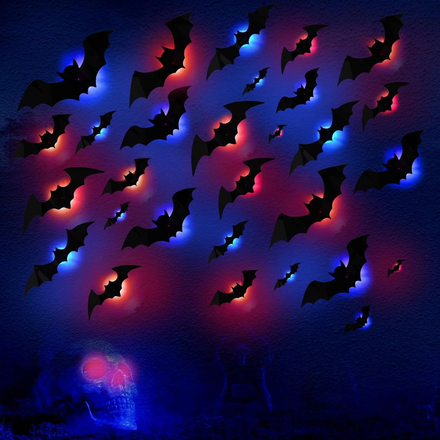🎁3D Bat Design LED Decoration - Image 5