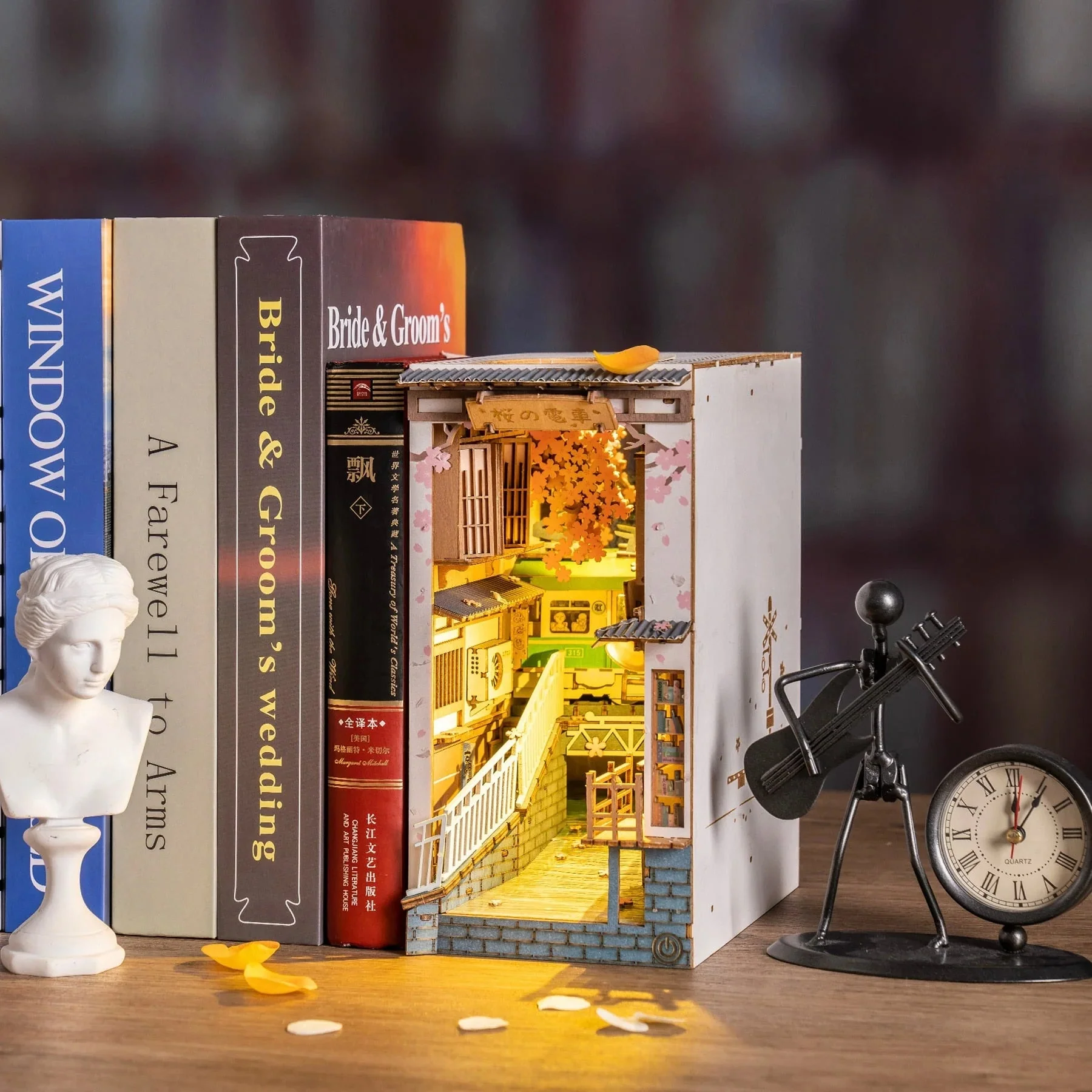 3D Wooden Book Nook Puzzle - Image 9