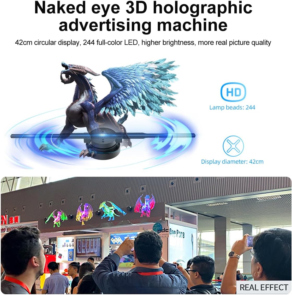 3D Hologram LED Fan Projector - Image 7