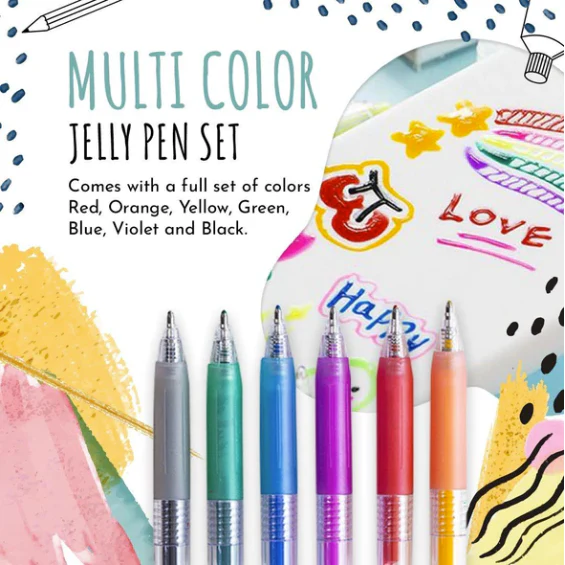 🎄Christmas Pre-sale Promotion🔥3D Jelly Pen Set - Image 2