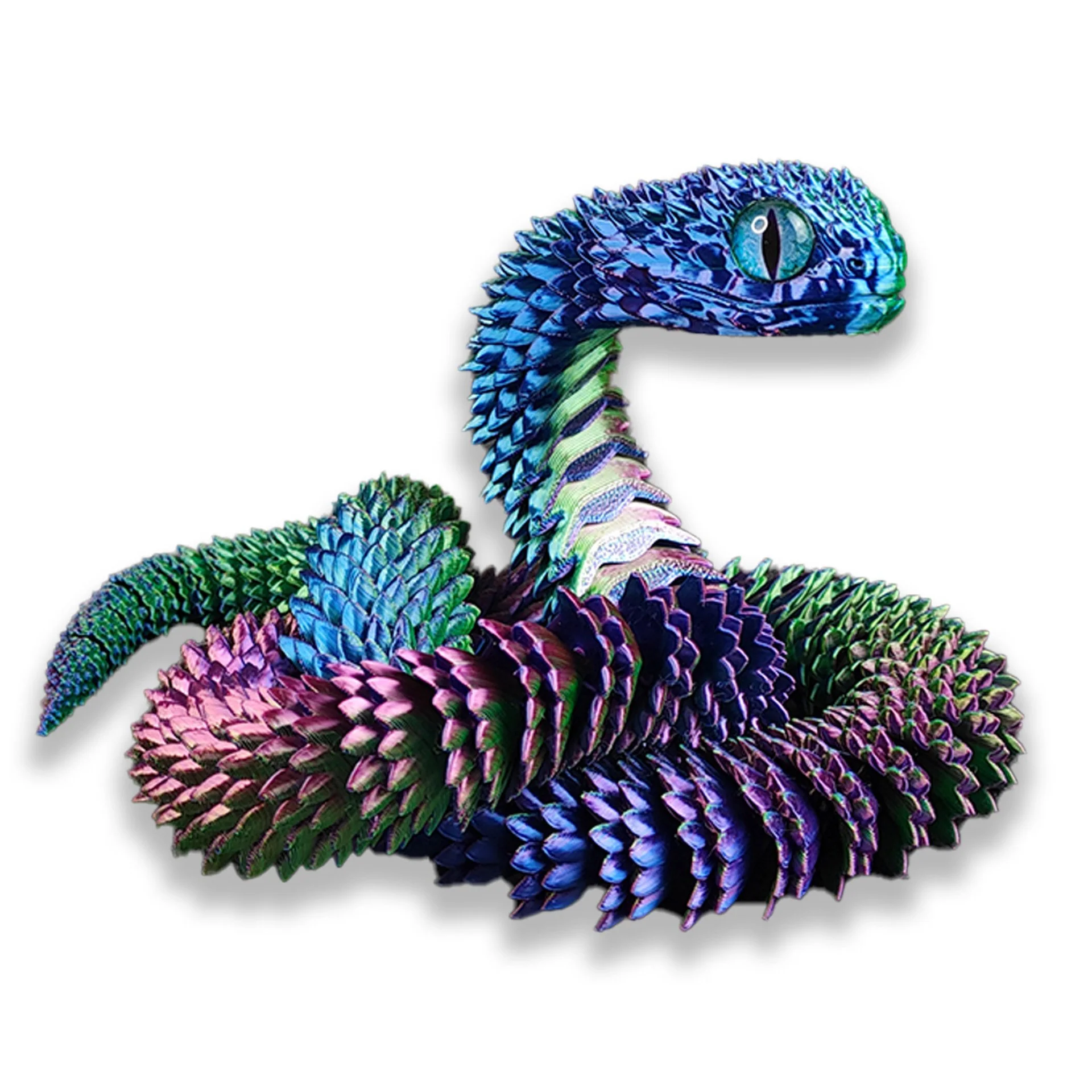 🐍3D Printed Multi-Joint Movable Snake Toy - Image 28