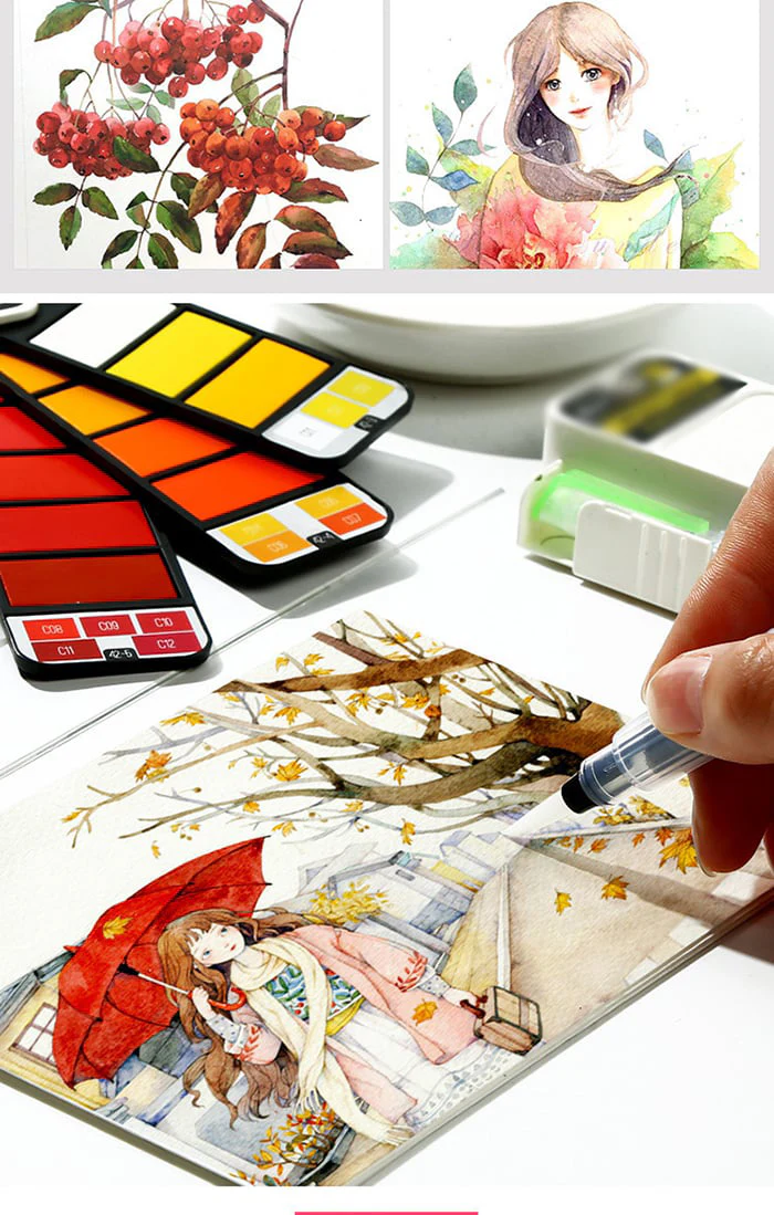 Handy Watercolor Travel Kit - Image 6