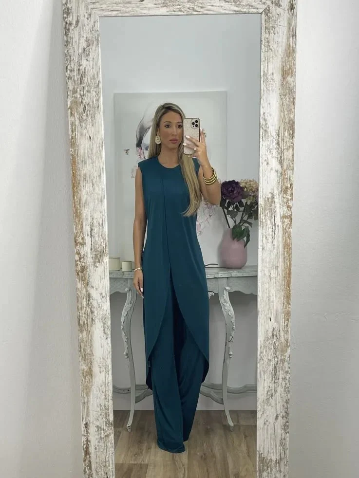 7 Colors Jersey Mature Women Suit - Image 6