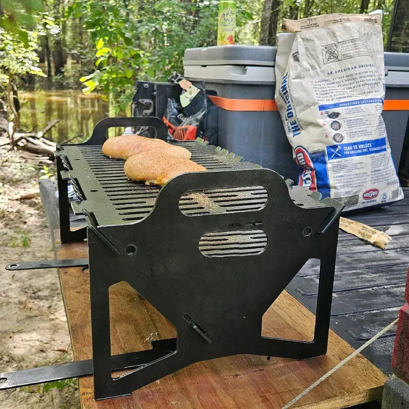 🍖A must-have for parties🥓foldable stainless steel bbq grill - Image 2