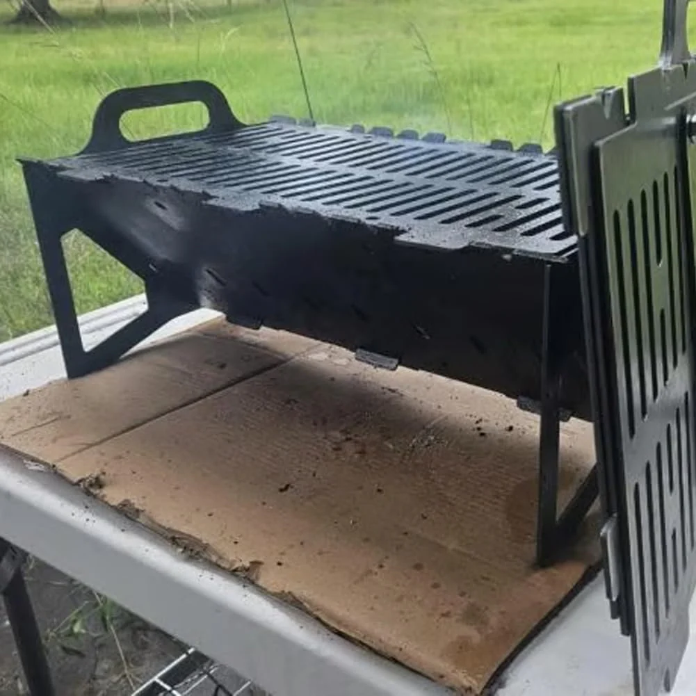 🍖A must-have for parties🥓foldable stainless steel bbq grill - Image 3