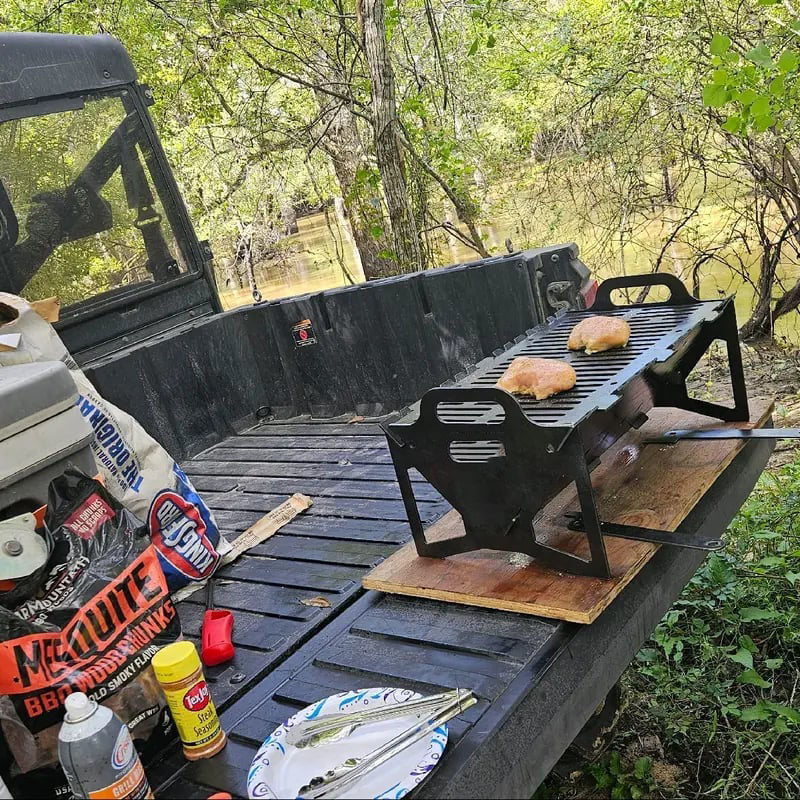 🍖A must-have for parties🥓foldable stainless steel bbq grill - Image 4