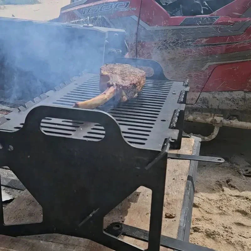 🍖A must-have for parties🥓foldable stainless steel bbq grill - Image 6