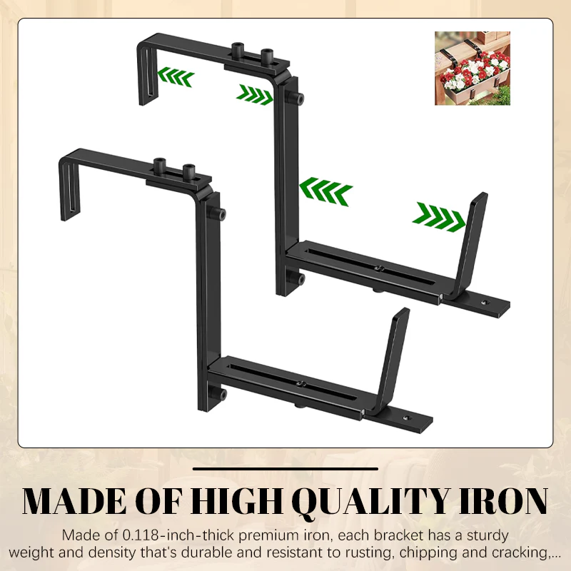 Adjustable Flower Pot Hook Bracket - Image 2