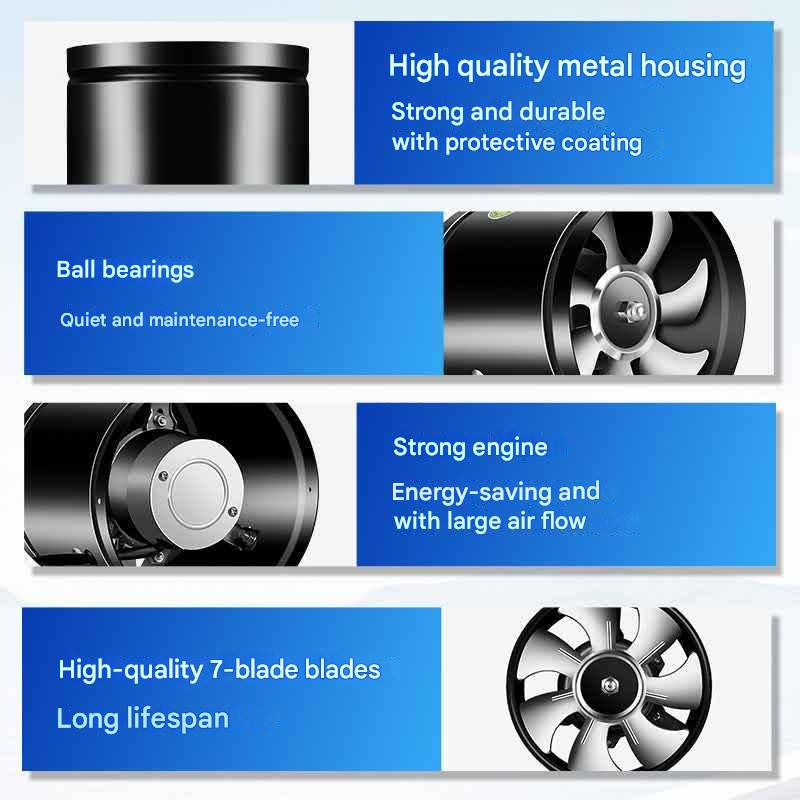 🔥Suitable for multiple scenarios - high-speed, high-power, super-strong suction and silent exhaust fan - Image 19