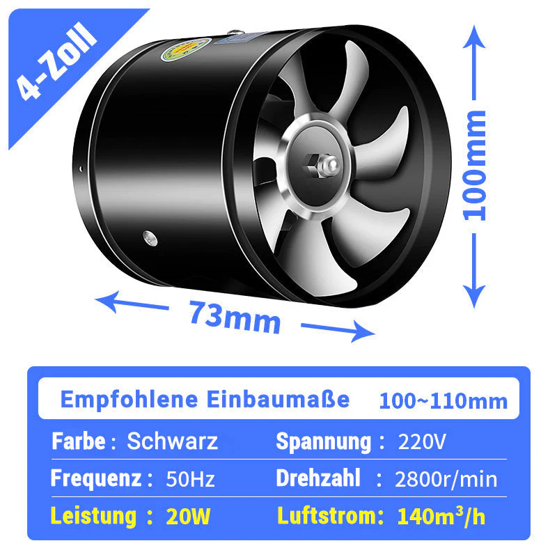 🔥Suitable for multiple scenarios - high-speed, high-power, super-strong suction and silent exhaust fan - Image 5