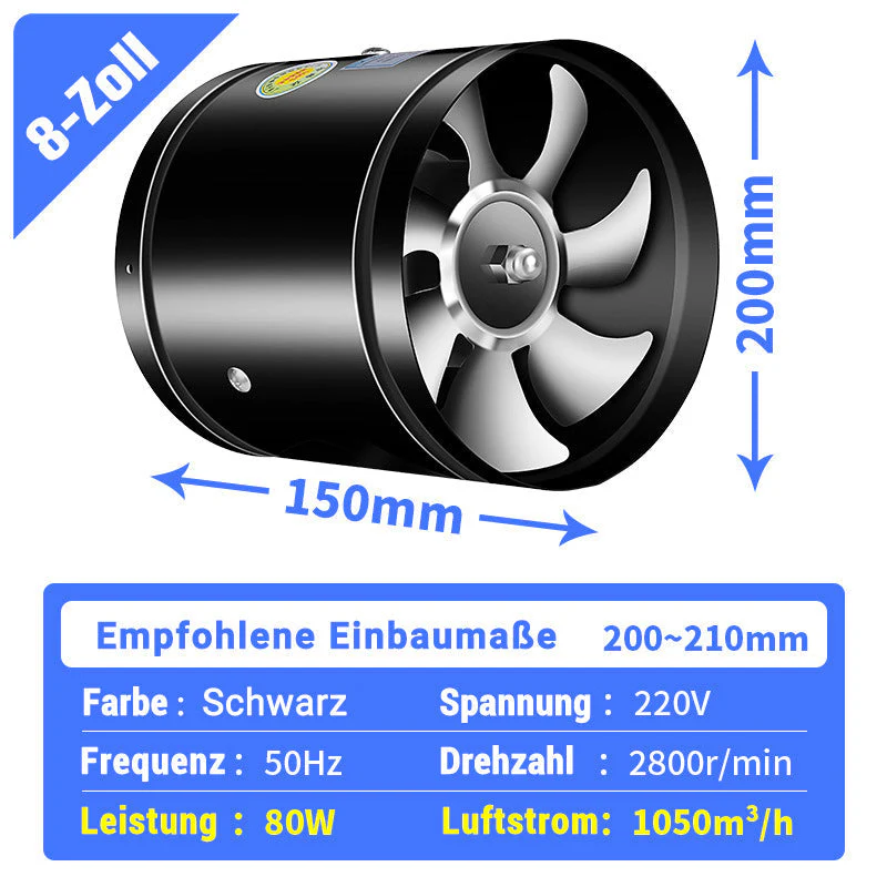 🔥Suitable for multiple scenarios - high-speed, high-power, super-strong suction and silent exhaust fan - Image 8