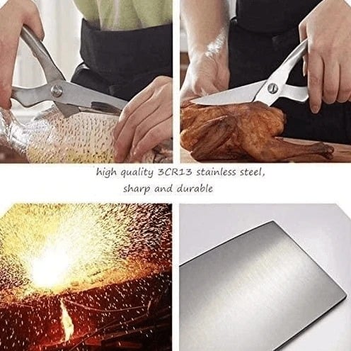 (🎅HOT SALE NOW-49% OFF) All in 1 Stainless Kitchen Scissors - Image 4