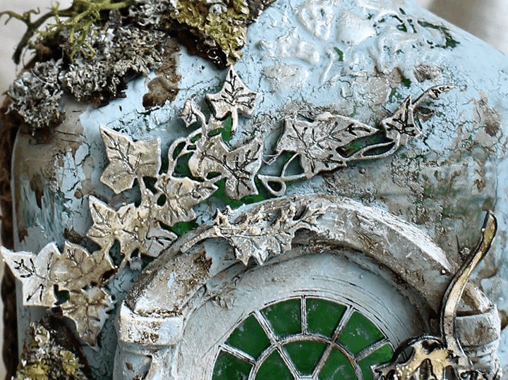 Altered Art Bottle - Mystical forest stories - Image 3