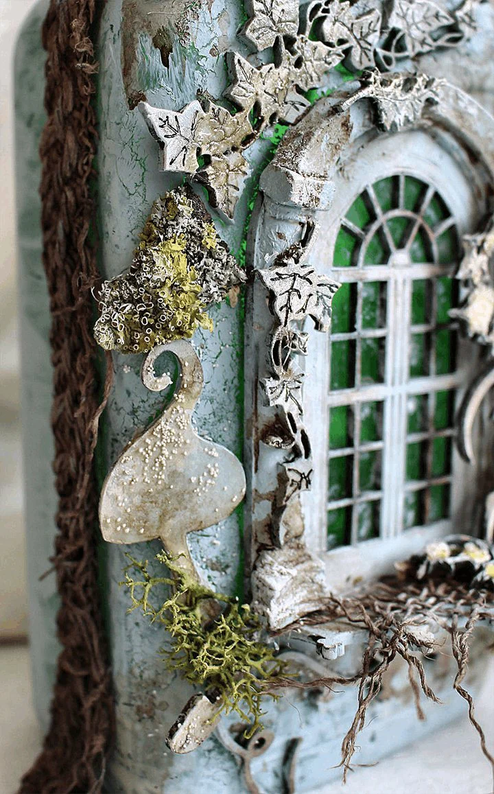 Altered Art Bottle - Mystical forest stories - Image 6