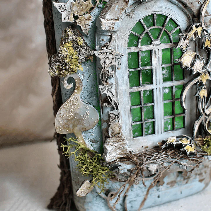 Altered Art Bottle - Mystical forest stories - Image 8