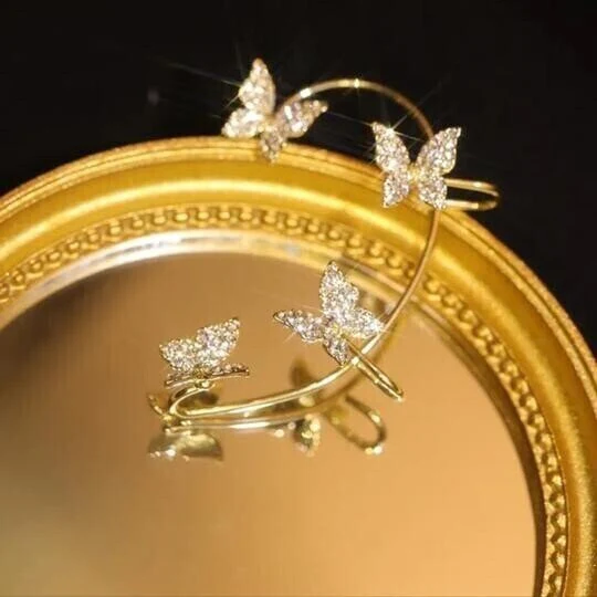 Butterfly Swan and Snake Earrings - Image 4