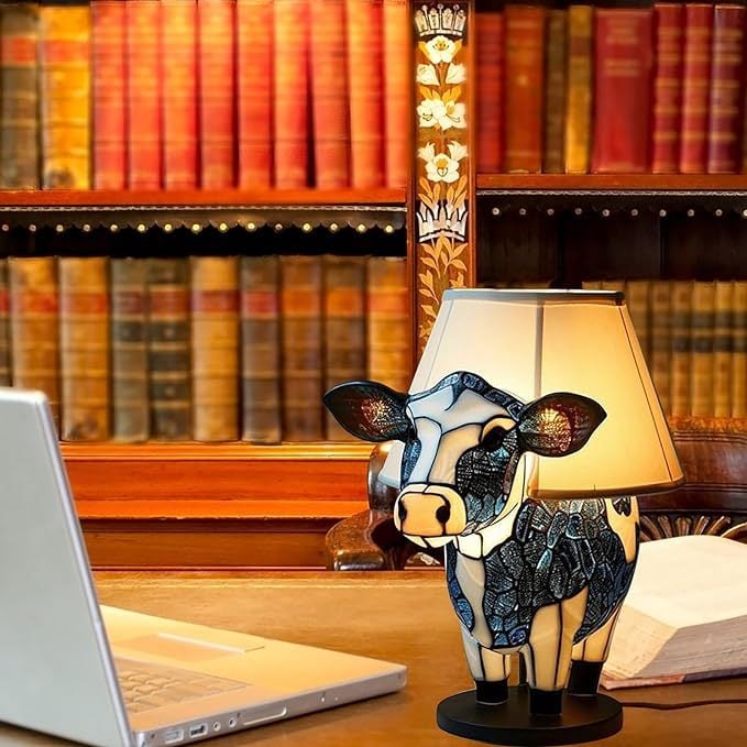 49% OFF - ANIMAL COW TABLE LAMP - Image 5