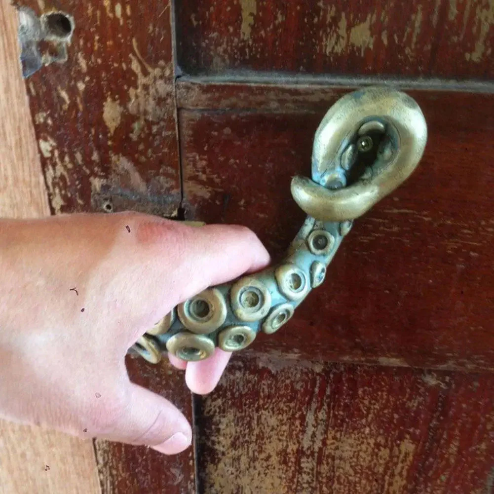 Antique octopus door knob - Image 3