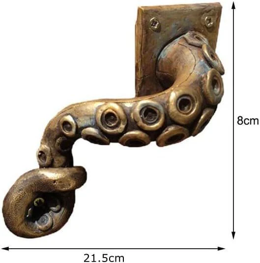 Antique octopus door knob - Image 7
