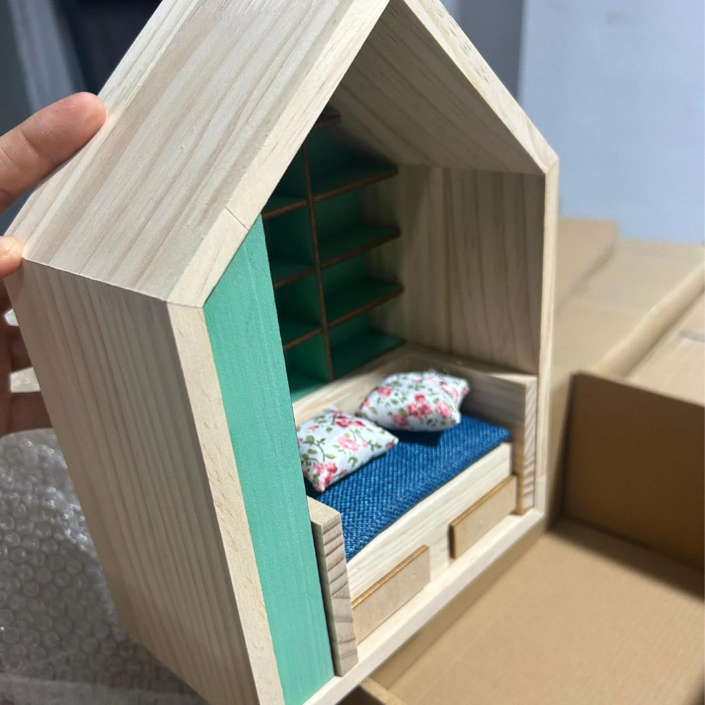 Miniature Anxiety Bookcase â An antique-style bookstore with tiny books - Image 11