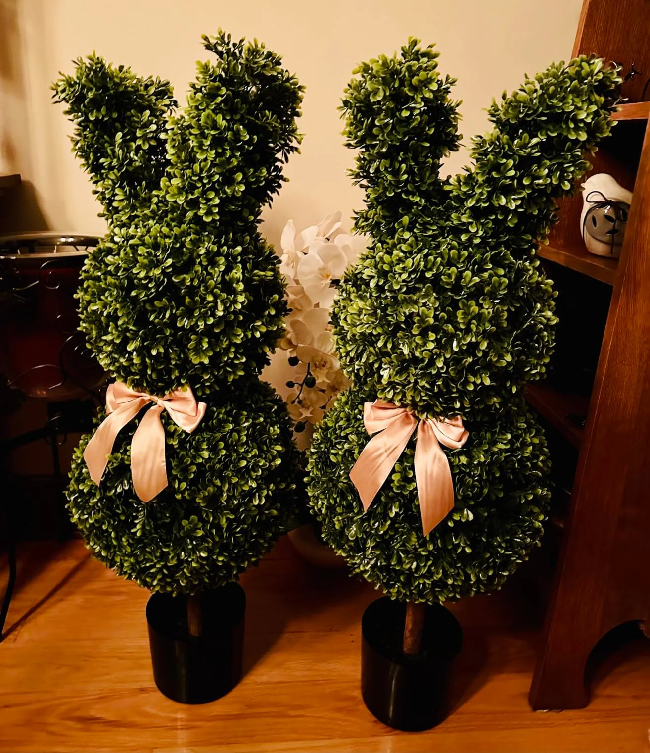 Outdoor Artificial Turf Bunny-Shaped Topiary Tree - Image 15